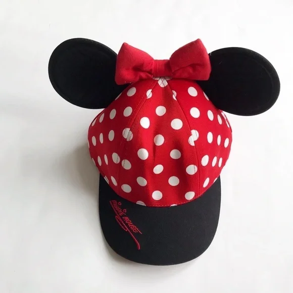 Walt Disney World Minnie Mouse ear baseball cap EUC youth (6-10 years) - Picture 2 of 8